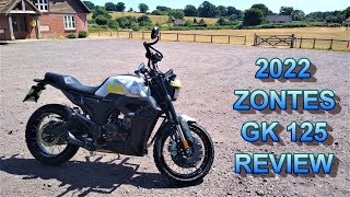 ★ 2022 ZONTES GK 125 REVIEW ★ ZT 125 GK [upl. by Aret266]