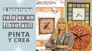 Pinta y Crea Relojes con técnicas de pintura decorativa [upl. by Palua128]