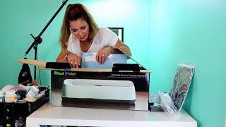 Unboxing the New Cricut Maker [upl. by Ahon]