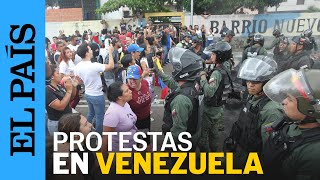 VENEZUELA  Protestas en Caracas tras los resultados de las elecciones  EL PAÍS [upl. by Alice]