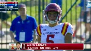 2016  Iowa State vs Kansas  NCAA Football  11122016 [upl. by Iormina204]