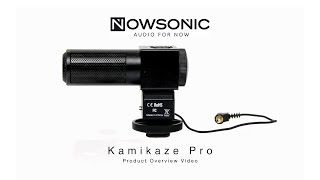 NOWSONIC Kamikaze Pro  Directional Stereo Microphone for Cameras  Product Video [upl. by Trakas420]