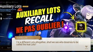 Recall dAuxiliaire Lots  comment se préparer et comment ça fonctionne   guide epic seven 2024 [upl. by Yhtrod194]