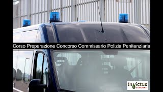 Corso Preparazione Concorso Commissario Polizia Penitenziaria [upl. by Rehpretsirhc]