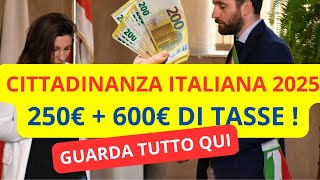 ⛔ TASSE E LIMITAZIONI PER EXTRACOMUNITARI NEL 2025  CITTADINANZA ITALIANA E NON SOLO [upl. by Enileoj]