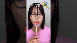 Small Candy Candy Vs Big Candy Challenge kindness help humanity video [upl. by Dnaletak]