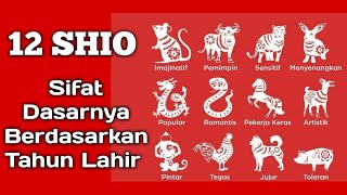 Ini Dia  Sifat amp Karakter Dari 12 Shio Dalam Astrologi Chinese Zodiac Berdasarkan Tahun Kelahiran [upl. by Nired165]