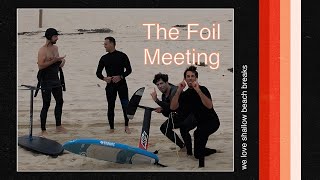 CHIPPENDALES 👯‍♂️ foiling shallow beach breaks 😱 [upl. by Coridon]