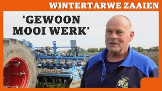 Wintertarwe zaaien met Lemken Solitair 23 met 6 m brede rotorkopeg [upl. by Ailecnarf574]