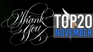 TOP 20 Best Copperplate Calligraphy of November [upl. by Einahpets]