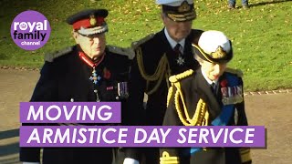 Princess Anne Leads Moving Armistice Day Ceremony at National Memorial Arboretum [upl. by Yromem]