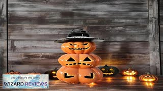 Halloween Party Supplies Holiday Decorations Supply Ghost Pumpkin Photo Booth Props Review [upl. by Thornton254]