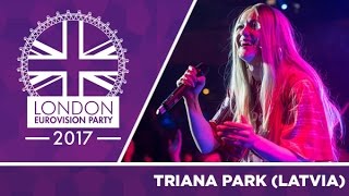 Triana Park  Line Latvia  LIVE  2017 London Eurovision Party [upl. by Canute663]