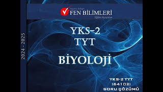 BİYOLOJİ YKS2 TYT 64102 [upl. by Asilad606]