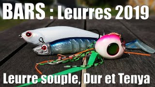 Mes MEILLEURS LEURRES 2019  Leurres souples de surface leurres durs Tenya Madaï [upl. by Miner]