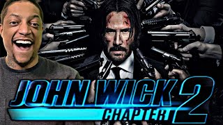 JOHN WICK  CHAPTER 2  MOVIE REACTION  YO JOHN IS A PROBLEM  HES THE BOOGEYMAN 😱🤯 [upl. by Netsirk]