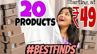 amazonhaul 20 PRODUCTS BEST AMAZON RANDOM FINDS STARTING AT RS 49🔥 amazonhaul amazonfinds [upl. by Jaal]