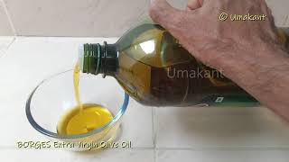 BORGES Extra Virgin Olive Oil Opening and Tasting 2L bottle MRP Rs2700 at 50 discount in Amazon [upl. by Anivas]