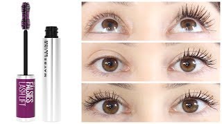 Maybelline The Falsies Lash Lift Mascara  New Drugstore Wear Test  Review [upl. by Takken]