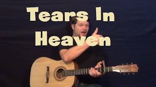 Tears in Heaven Eric Clapton Guitar Lesson Strum Chord Fingerstyle Licks TAB How to Play [upl. by Aihset675]