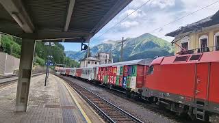 Einfahrt des Regionalexpress 1885 am 13072024 in Bad Gastein [upl. by Ulberto]