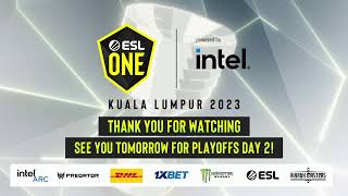 ESL One Kuala Lumpur 2023  A Stream Day 4 [upl. by Rem]