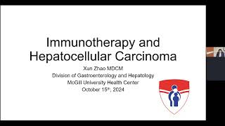 Oct15 2024 MUHC Medical Grand Rounds by Dr Xun Zhao AssistProf Division of Gl and Hepatology [upl. by Yntirb938]