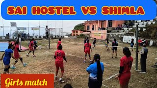 sai hostel vs shimla girls match at dalash [upl. by Oiled]