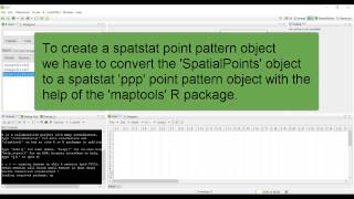 Measure and Convert SpatialPoints to Spatstat Point Pattern [upl. by Sasnett762]