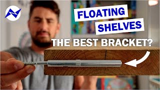 Easy DIY Floating Shelves  The Best Floating Shelf Bracket [upl. by Ulises]