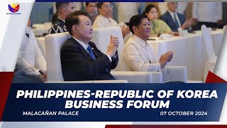 PhilippinesRepublic of Korea Business Forum [upl. by Brindell]