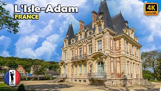 🇫🇷 LISLEADAM  The Most Beautiful Town of ValdOise France Amazing Walking Tour 4K60fps [upl. by Ayatnahs]