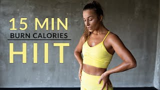 15 Min Full Body HIIT Workout  Burn Lots Of Calories  Do At Home  No Equipment [upl. by Surbeck]