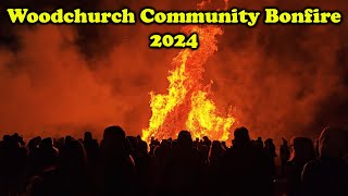 Woodchurch Community Bonfire and Fireworks 2024 [upl. by Eneli]