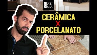 QUAL A DIFERENÇA ENTRE PORCELANATO E CERÂMICA [upl. by Seligmann]