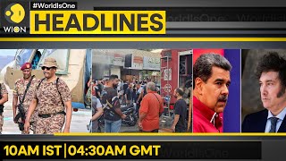 Venezuela to seek arrest warrant for Milei  Are peace talks possible in Sudan  WION Headlines [upl. by Airyk]