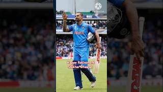 Greatest player Shikhar Dhawan by Happy retirement shorts shotfeed cricket shikherdhawan gabbar [upl. by Neerihs]