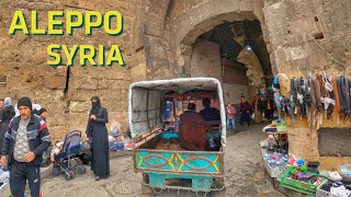 Aleppo Walking from Bab Antakeya to Aleppo Citadel 4k60 fps  حلب القديمة [upl. by Celestia]