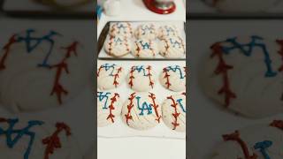 Homemade Baseball ConchasPan Dulce baking conchas pandulce baseballlife mexicansnacks bread [upl. by Ylrad635]