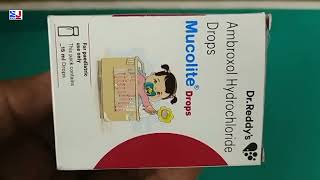 Mucolite Drops  Ambroxol Hydrochloride Drops Uses  Mucolite Drops Uses Side effects benefits Dose [upl. by Ecirtaed]