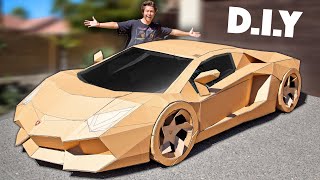 DIY CARDBOARD LAMBORGHINI [upl. by Zenger]