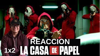 La Casa de Papel 1x2 REACTION  TheJMAZA [upl. by Suedaht375]