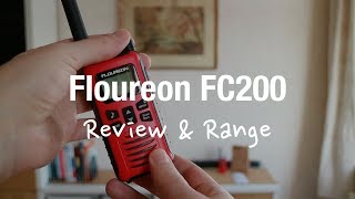 Floureon FC200 PMR446  Kids Walkie Talkies Review and Range Test [upl. by Vassily]