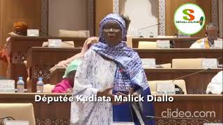 Députée Kadiata Malick Diallo à l’assemblée nationale mauritanienne [upl. by Adnama]