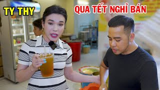 Ty Thy dự định qua Tết nghỉ bán vì lý do này  Ty Thy Vlog Gỏi đu đủ [upl. by Enneiviv]