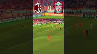 AC Milan vs Liverpool 2007 UEFA Champions league Final shootout Highlight youtubeshorts football [upl. by Hedges]