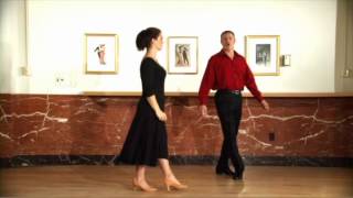 Foxtrot  Left Turn  Virtual Ballroom Lessons [upl. by Rimas]