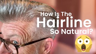 Rick Explains How He Achieves Such A NaturalLooking Hairline With His Hair System [upl. by Aiceled836]