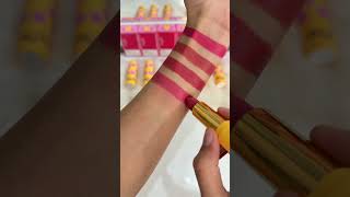 LoveChild Masaba Rani Core Luxe Matte Bullet Lipstick 💄 swatches lipstickswatches viral ytshorts [upl. by Fritze418]