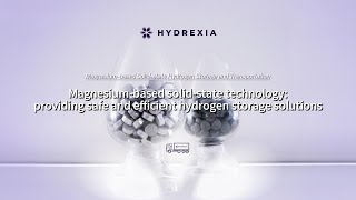 Magnesium based solid state technology——providing safe and efficient hydrogen storage solutions [upl. by Sitoel]